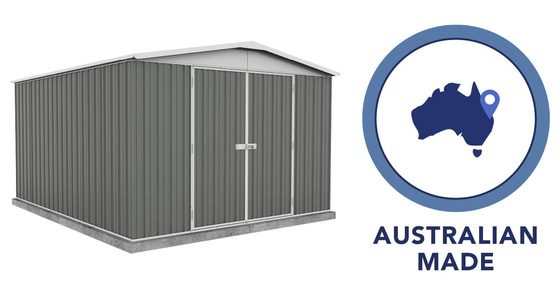 Absco shed is proudly made in Australia.
