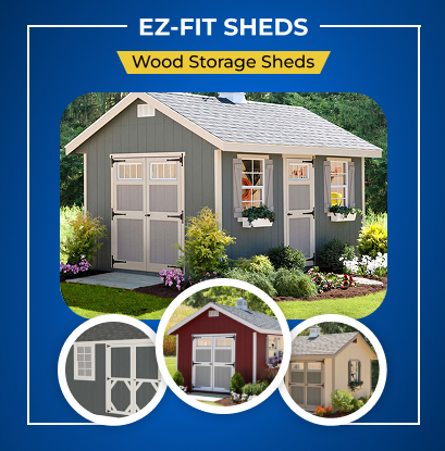 EZ-Fit Wood Sheds