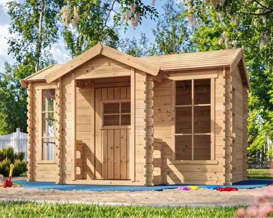 Assembled Isla Playhouse Kit (No Paint Finish).
