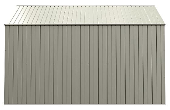 Arrow 12x12 Elite Galvanize Steel Storage Shed in striking Cool Grey tone