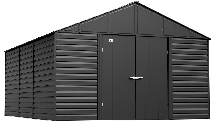 Arrow 12x17 Select Metal Shed Kit - Charcoal