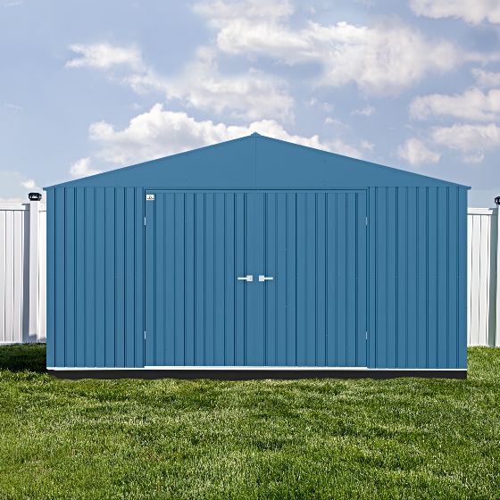 Proudly Made in the USA: Arrow ELITE sheds are manufactured in the U.S.A. using globally sourced materials. The high-quality galvanized steel is treated domestically for superior corrosion and rust resistance, ensuring lasting durability.
