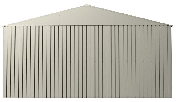 Arrow 14x12 Elite Galvanize Steel Storage Shed in striking Cool Grey tone