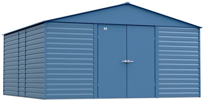 Arrow 14x14 Select Metal Shed Kit - Blue Grey