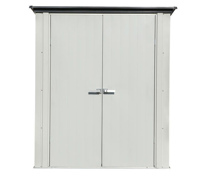 Arrow 5x3 Spacemaker Patio Shed Kit - Gray