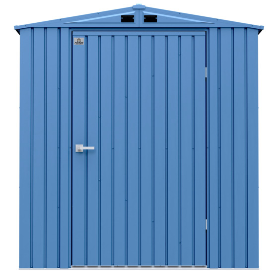 Arrow 6x6 Elite Galvanize Steel Storage Shed -Blue Gray