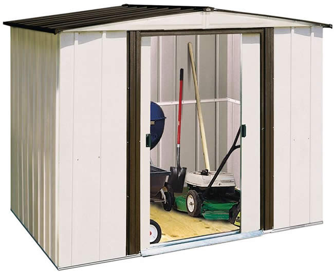 Newburgh 8'W x 6'D Arrow Backyard Storage Shed Kit (model NW86)