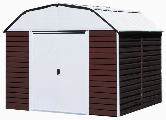 arrow ar108-a 8’ x 10’ arlington steel storage shed