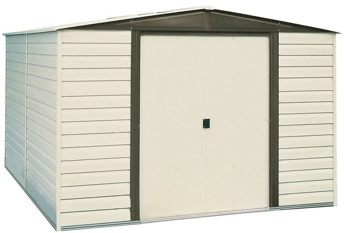 Vinyl Dallas 10x8 Arrow Metal Shed Kit (VD108)