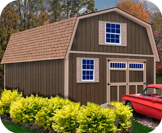Best Barns Virginia 16x28 Wood Storage Garage
