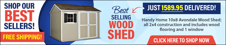 Shop Our Best Selling Storage Shed Kits! Free Nationwide Shipping!