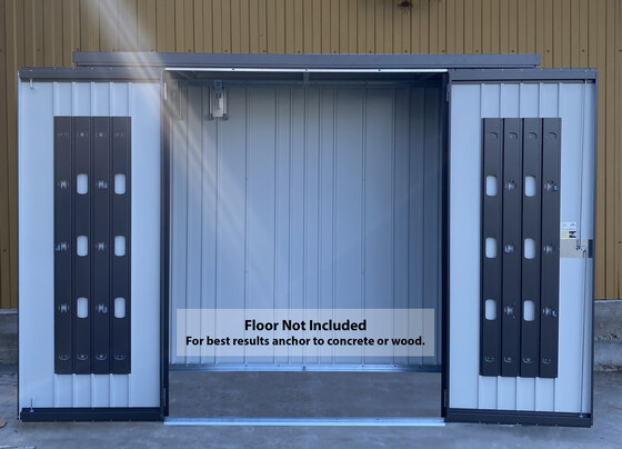 Biohort 7.5x 2.7x6 Equipment Storage Locker 230 - Dark Gray