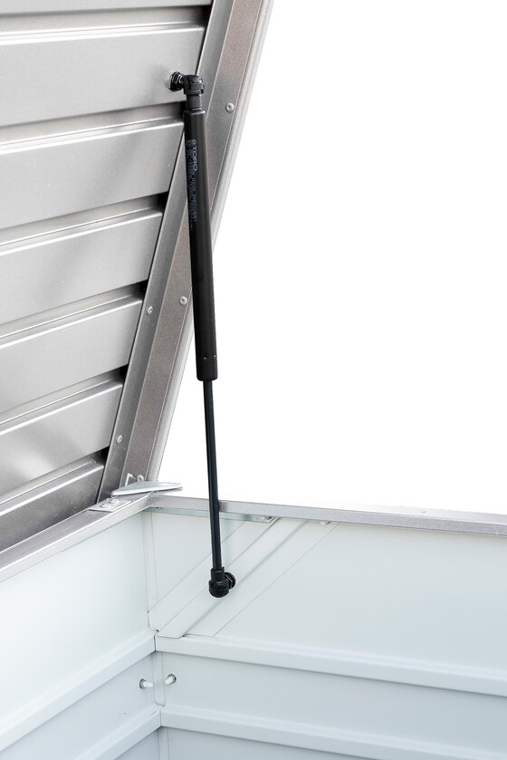 Biohort LeisureTime 210 Gallon Deck Box Hinge Details
