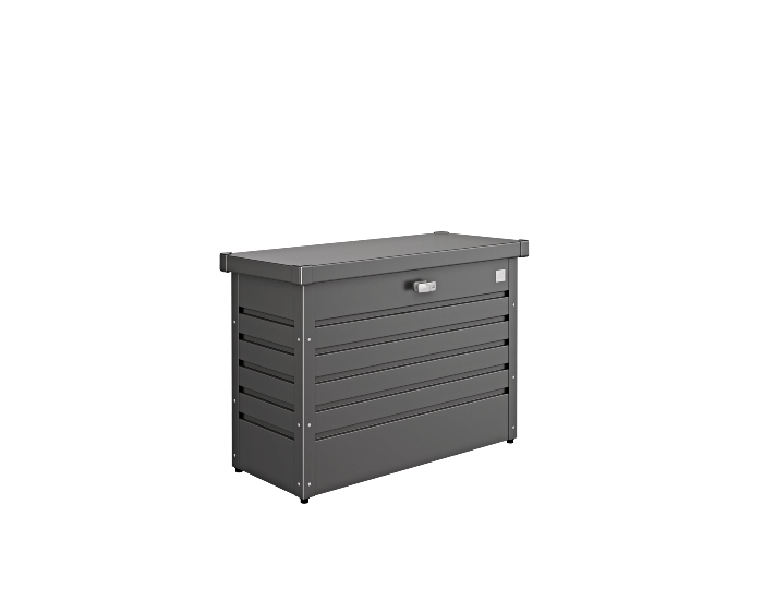 Biohort Leisure Time 51 Gallon Metal Deck Box - Gray
