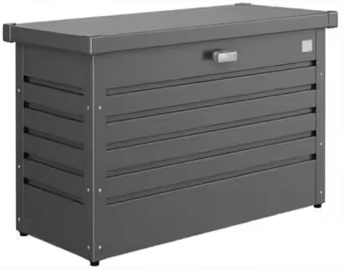 Biohort Leisure Time 51 Gallon Metal Deck Box - Gray