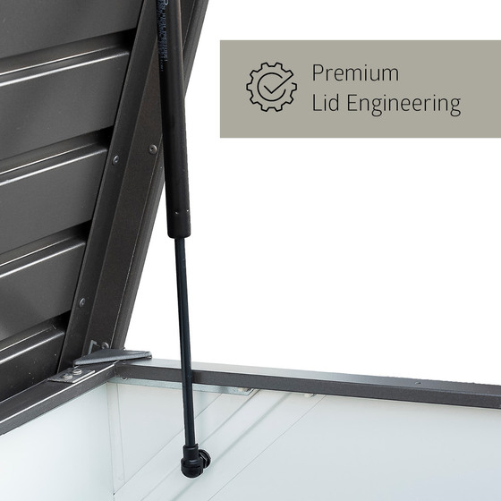 It also comes with a convenient lid opening with gas assisted spring damper.