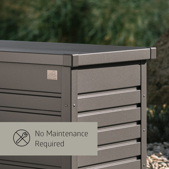 Maintenance-Free Design Durable construction requires minimal upkeep for easy, worry-free storage.