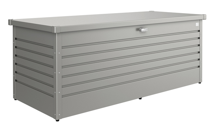 Biohort LeisureTime 210 Gallon Deck Box - Quartz Gray