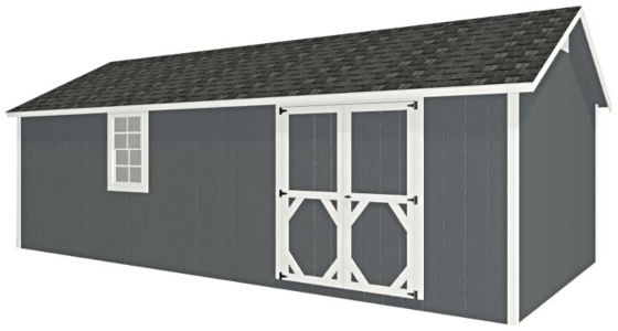 The EZFIT Craftsman Shed Kit offers durable, budget-friendly storage with a simple, no-frills design.