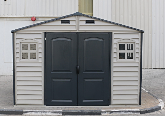 Combines Durability with Style, This Shed Effortlessly Enhances the Aesthetic of Your Property