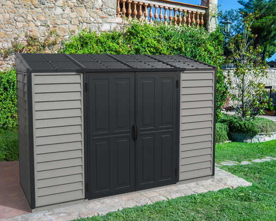 DuraMax 10x4 SideMate Pro Vinyl Storage Shed Kit 