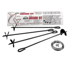 sheds concrete anchor kit duramax storage shed corkscrew anchor kit