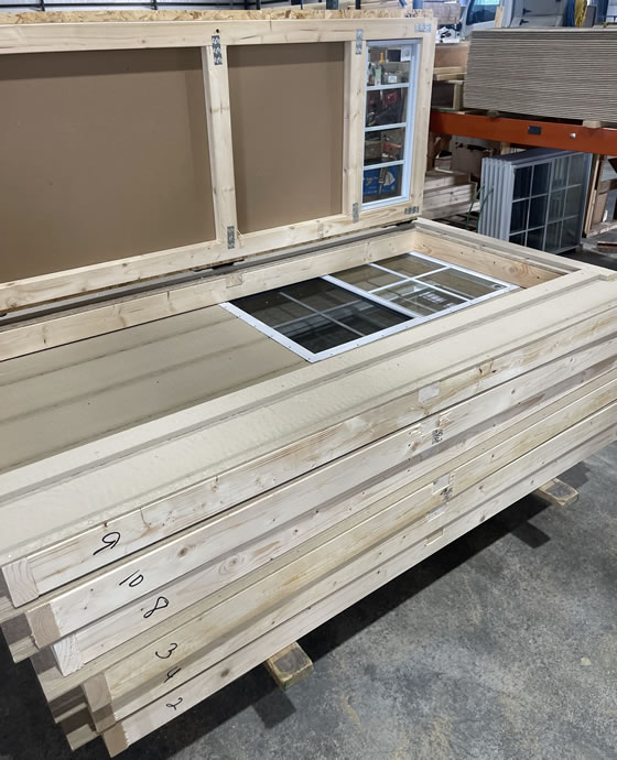 EZ-Fit Wood Sheds - The Easiest DIY Shed to Assemble with Pre-Built Panelized Wall Sections