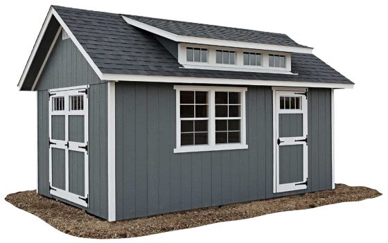 A stunning finished exterior that enhances any backyard setting.