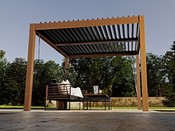 Elevate your outdoor space with the Gazebo Penguin Vikos 10x10 Pergola in a warm wood finish. Whether hosting guests, relaxing solo, or adding a touch of natural elegance, this pergola blends timeless style with modern function. More than just a shelter- it's a statement of refined outdoor living.