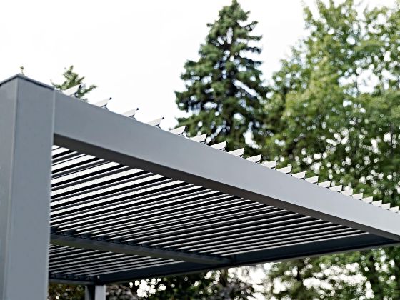 Constructed with Robust Aluminum Frame and Galvanized Steel Louvers