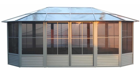 Gazebo Penguin 12x18 Florence Solarium Polycarbonate Roof 41218-32