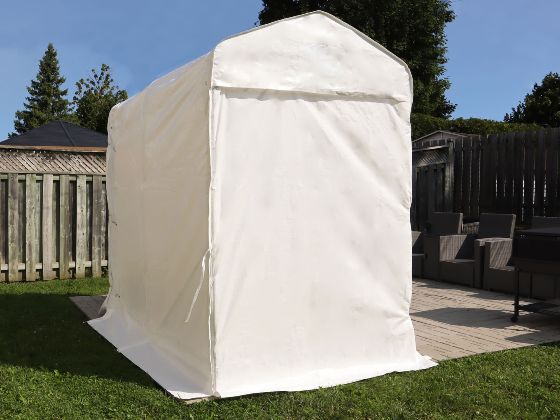 Introducing the Gazebo Penguin 5x8 Utility Tractor Shelter