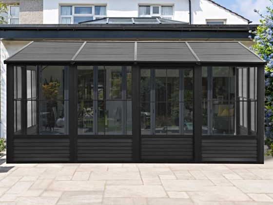 Turn your backyard into a luxurious, weatherproof escape with the Gazebo Penguin 8x16 Wall Mounted Solarium, where durability meets design.