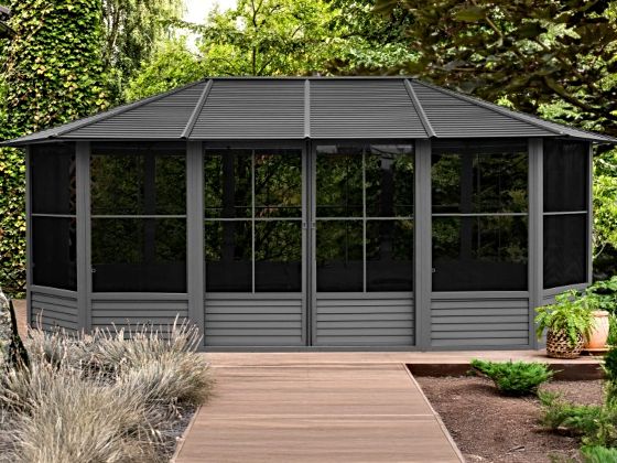 Whether you're hosting weekend brunches, enjoying late-night cocktails, or creating a quiet escape, the Florence 12x18 Gazebo redefines what's possible in outdoor living. Stylish, spacious, and built to last-it's the ultimate upgrade for your backyard retreat.