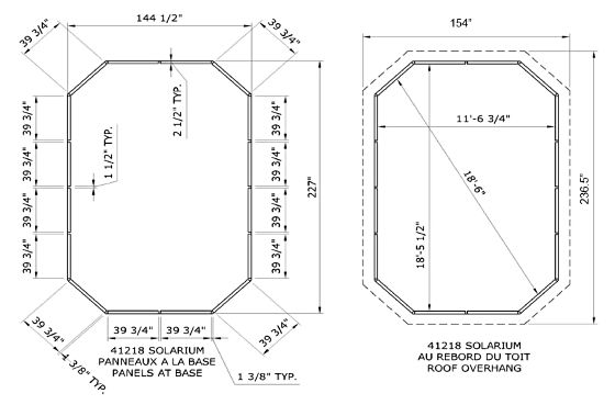 Gazebo Penguin Florence 12x18 Detailed Specs