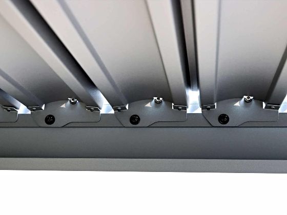 Constructed with Robust Aluminum Frame and Galvanized Steel Louvers