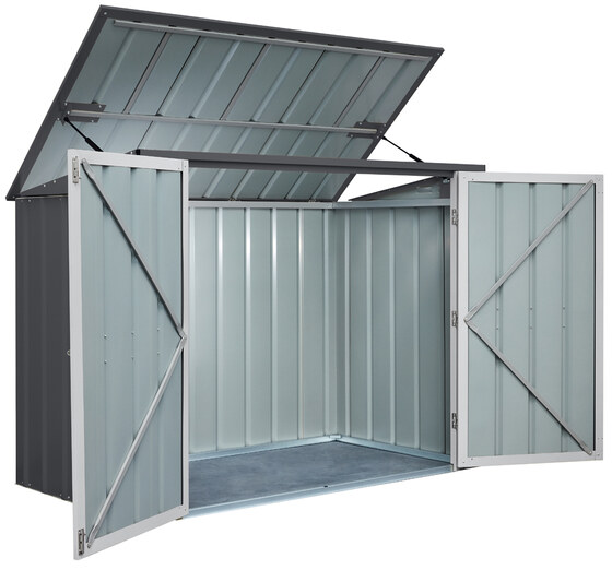 Globel 6x3 Bin Storage double hinged doors