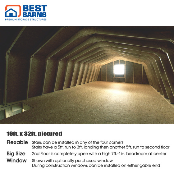 Handcrafted Homestead XL Barn Shed Kit