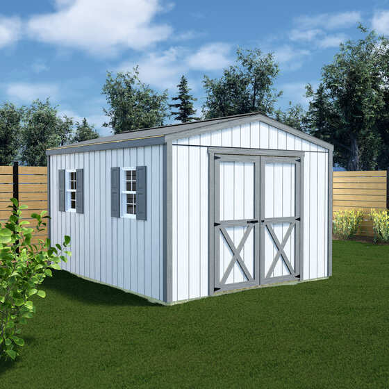 Handmade Haven Wood Shed Kit - Door on Gable