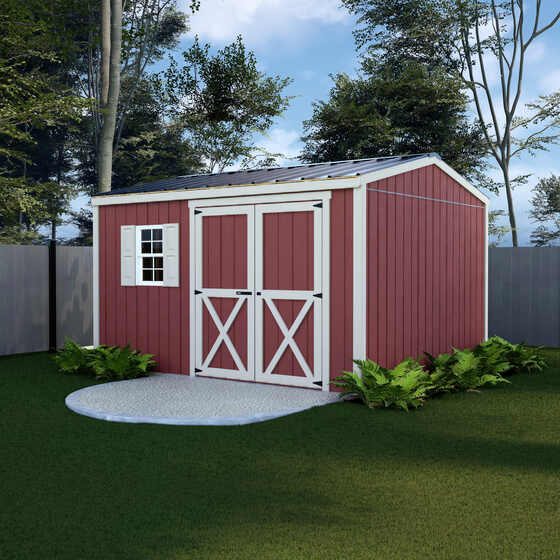 Handmade Haven Wood Shed Kit - Door on Eave