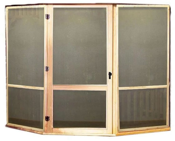 Add Mosquito / Bug Screens with Door & Latch