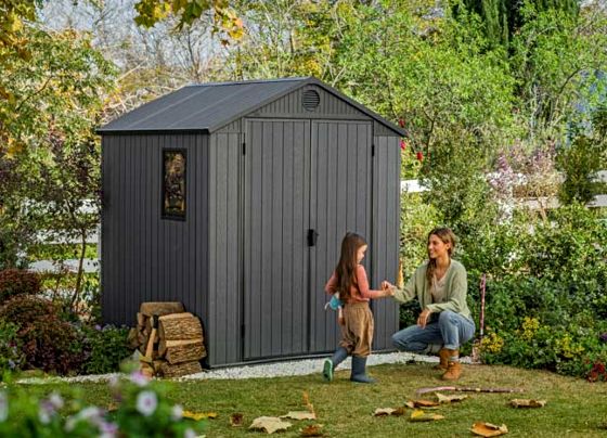Keter Darwin 6x8 Attractive Outdoor Storage Shed