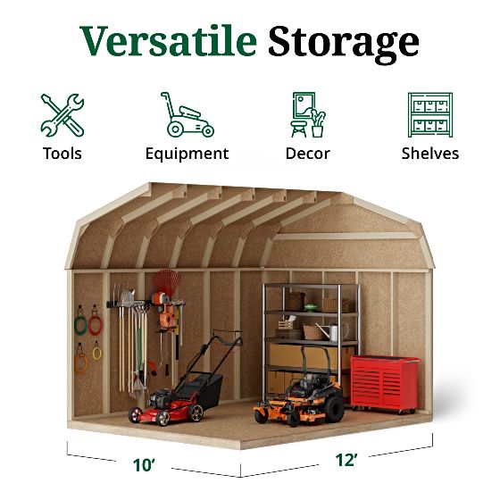Tall Sidewalls & Generous Interior Space for More Storage