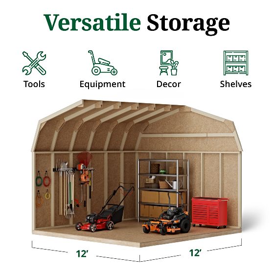 Tall Sidewalls & Generous Interior Space for More Storage