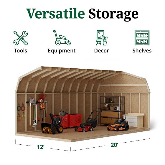 Tall Sidewalls & Generous Interior Space for More Storage