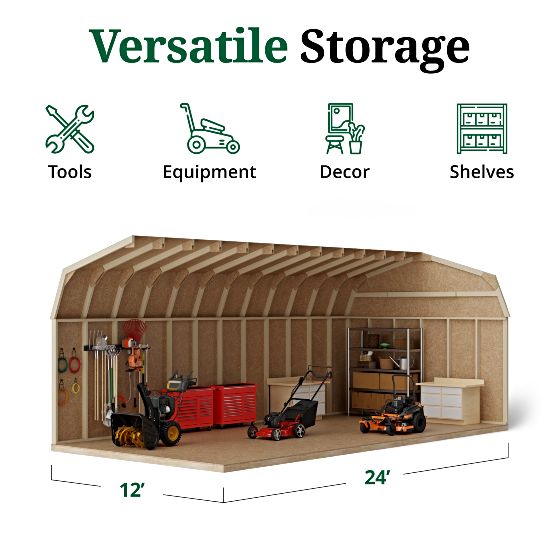 Tall Sidewalls & Generous Interior Space for More Storage
