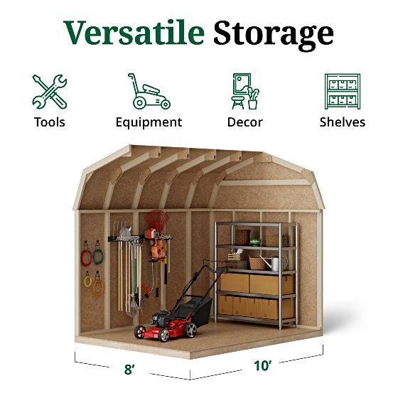 Tall Sidewalls & Generous Interior Space for More Storage
