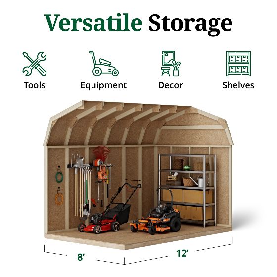 Tall Sidewalls & Generous Interior Space for More Storage