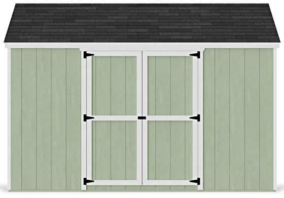 Introducing the Little Cottage Co. 10x12 Value Gable Shed Kit with Side Entry