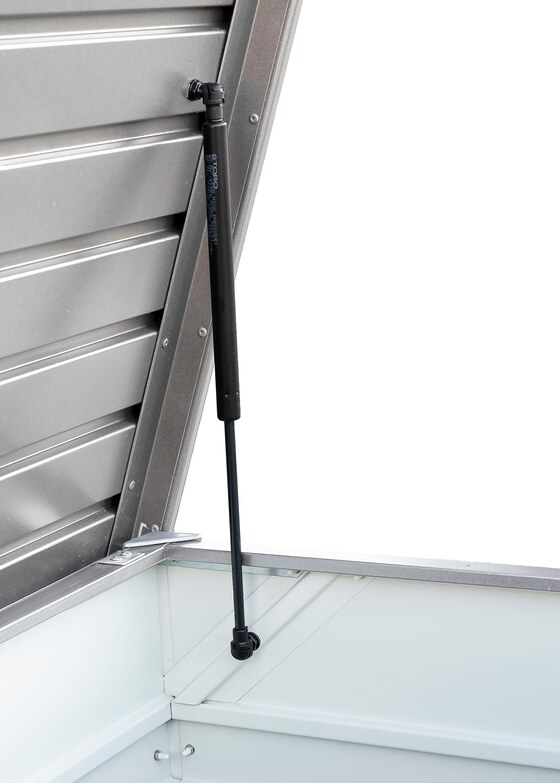 Biohort LeisureTime 210 Gallon Deck Box Hinge Details